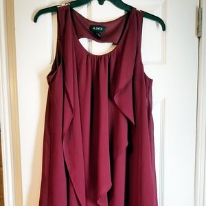 Burgandy tunic